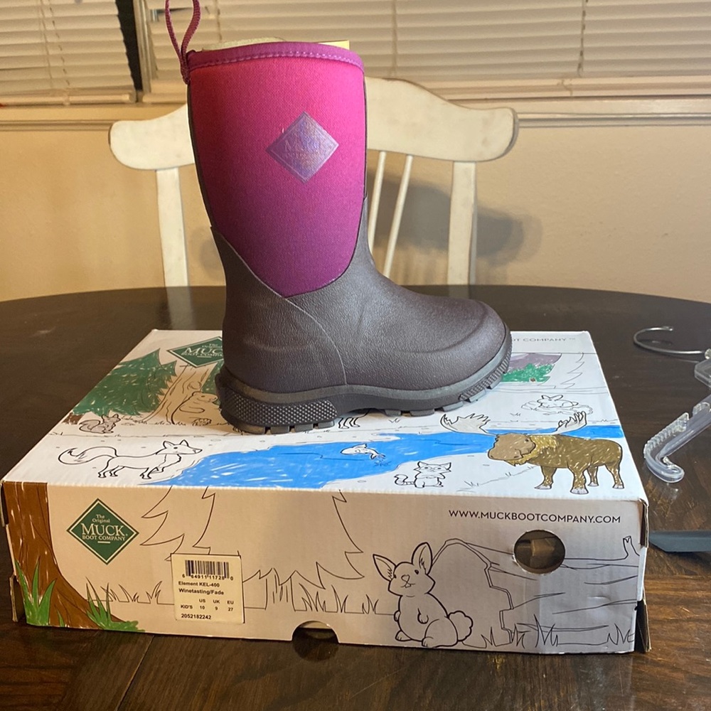 Kids girls pink muck boots